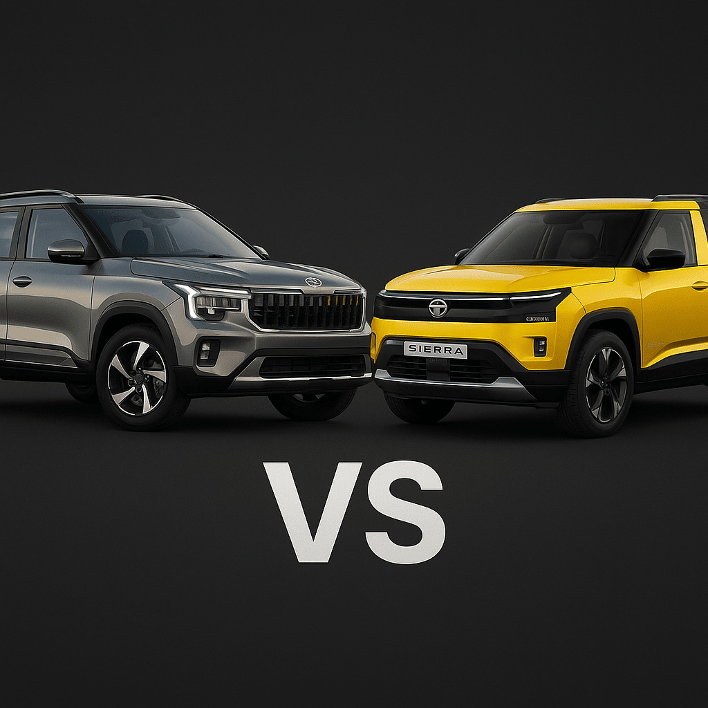 Kia Seltos vs Tata Sierra: Dimensions, Pricing, and What to Expect in 2026