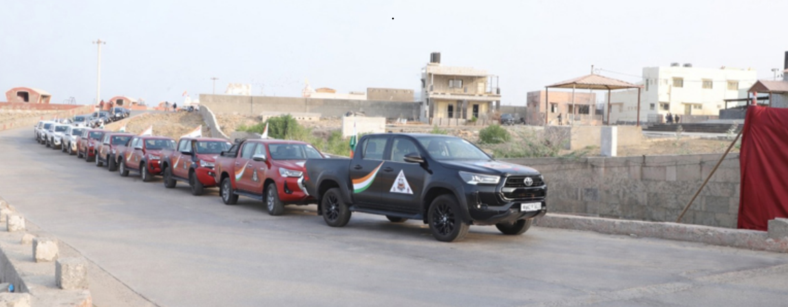 Toyota Kirloskar Motors Provided 15 Hilux to the Indian Armed Forces