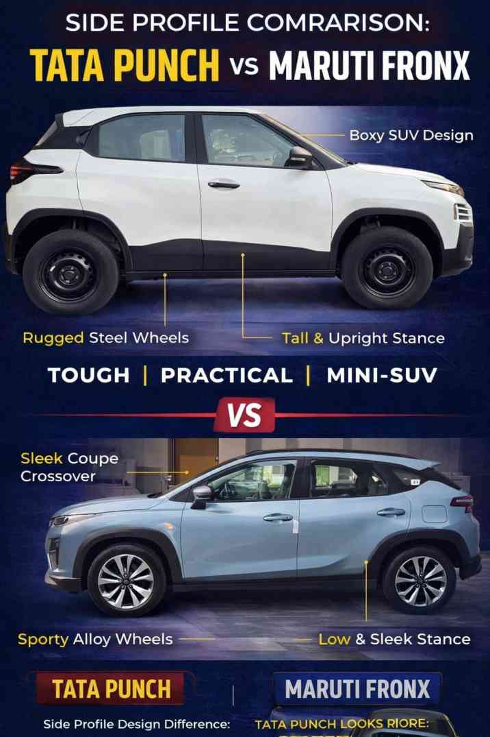 Tata Punch Smart Vs Maruti Fronx Sigma